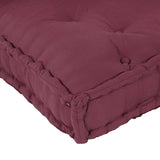 Cuscino per Divano Pallet 3 pcs Bordeaux Tessuto