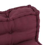 Cuscino per Divano Pallet 2 pcs Bordeaux Tessuto