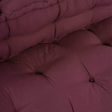 Cuscino per Divano Pallet 2 pcs Bordeaux Tessuto