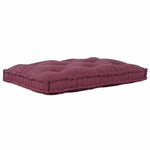 Cuscino per Divano Pallet Bordeaux Tessuto