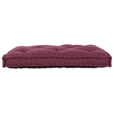 Cuscino per Divano Pallet Bordeaux Tessuto