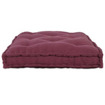 Cuscino per Divano Pallet Bordeaux Tessuto