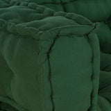 Cuscino per Divano Pallet 3 pcs Verde Tessuto