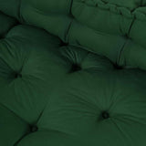 Cuscino per Divano Pallet 2 pcs Verde Tessuto