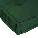Cuscino per Divano Pallet 2 pcs Verde Tessuto