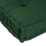Cuscino per Divano Pallet 2 pcs Verde Tessuto