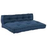 Cuscino per Divano Pallet 2 pcs Indaco Tessuto