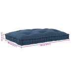 Cuscino per Divano Pallet Indaco Tessuto
