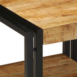 Tavolino da salotto 40 x 40 x 38 cm Legno di mango massello