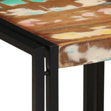 Tavolino da salotto 40 x 40 x 38 cm Legno Recuperato Massello