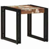 Tavolino da salotto 40 x 40 x 38 cm Legno Recuperato Massello
