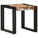 Tavolino da salotto 40 x 40 x 38 cm Legno Recuperato Massello