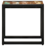 Tavolino da salotto 40 x 40 x 38 cm Legno Recuperato Massello