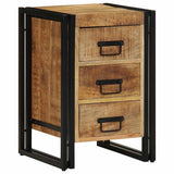 Armadio da Notte 40 x 40 x 59 cm Legno di mango massello