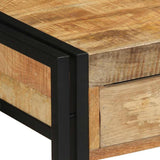 Tavolo consolle con cassetto Marrone Legno di mango massello
