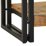 Tavolo consolle con cassetto Marrone Legno di mango massello