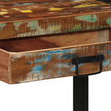 Tavolo consolle Multicolore Legno Recuperato Massello