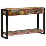 Tavolo consolle Multicolore Legno Recuperato Massello