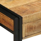 Tavolo consolle Marrone 90 x 33 x 75 cm Legno di mango massello