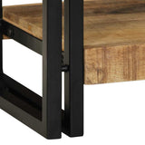 Tavolo consolle Marrone 90 x 33 x 75 cm Legno di mango massello
