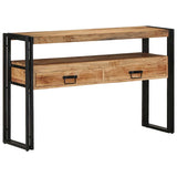Tavolo consolle 120 x 33 x 75 cm Legno di Acacia Massello