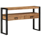 Tavolo consolle 120 x 33 x 75 cm Legno di Acacia Massello