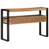 Tavolo consolle 120 x 33 x 75 cm Legno di Acacia Massello
