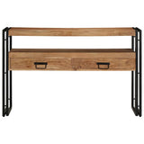 Tavolo consolle 120 x 33 x 75 cm Legno di Acacia Massello