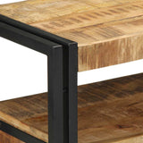 Tavolo consolle Marrone 90 x 33 x 75 cm Legno di mango massello