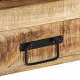 Tavolo consolle Marrone 90 x 33 x 75 cm Legno di mango massello