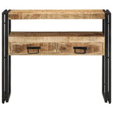 Tavolo consolle Marrone 90 x 33 x 75 cm Legno di mango massello