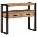 Tavolo consolle 90 x 33 x 75 cm Legno di Acacia Massello