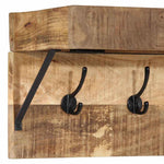 Appendiabiti Marrone 73 x 19 x 23 cm Legno massello di mango