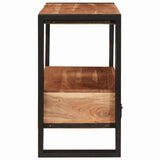 Armadio da bagno con cassetto Marrone Legno di Acacia Massello