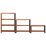 Libreria 3 pcs Marrone 80 x 30 x 110 cm