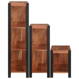 Libreria 3 pcs Marrone 80 x 30 x 110 cm