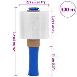 Film Estensibili 10 pz Trasparenti 23 m 10 cm x 300 m