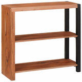 Libreria Marrone 80 x 30 x 75 cm Legno di Acacia Massello