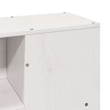 Letto Libreria senza Materasso Bianco 120x200 cm Legno di Pino