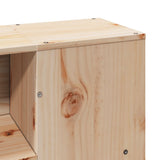 Letto Libreria senza Materasso 150x200 cm in Legno di Pino