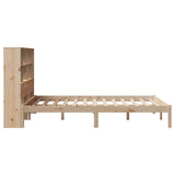 Letto Libreria senza Materasso 150x200 cm in Legno di Pino
