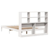 Letto Libreria senza Materasso Bianco 160x200 cm Legno di Pino