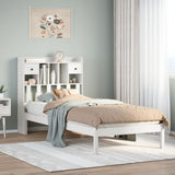 Letto con Libreria senza Materasso 75x190 cm in Legno Pino