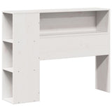 Letto con Libreria senza Materasso 75x190 cm in Legno Pino