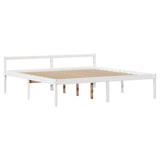 Giroletto con Libreria senza Materasso 180x200 cm in Legno Pino