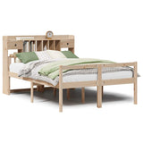 Letto Libreria senza Materasso 140x200 cm in Legno di Pino