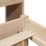 Letto Libreria senza Materasso 180x200 cm in Legno di Pino