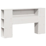 Letto Libreria senza Materasso Bianco 120x190 cm Legno di Pino