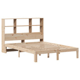 Letto Libreria senza Materasso 150x200 cm in Legno di Pino