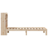 Letto Libreria senza Materasso 100x200 cm in Legno di Pino